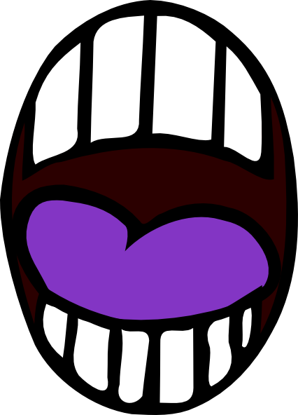 Small - Open Mouth Clipart Png (426x592), Png Download