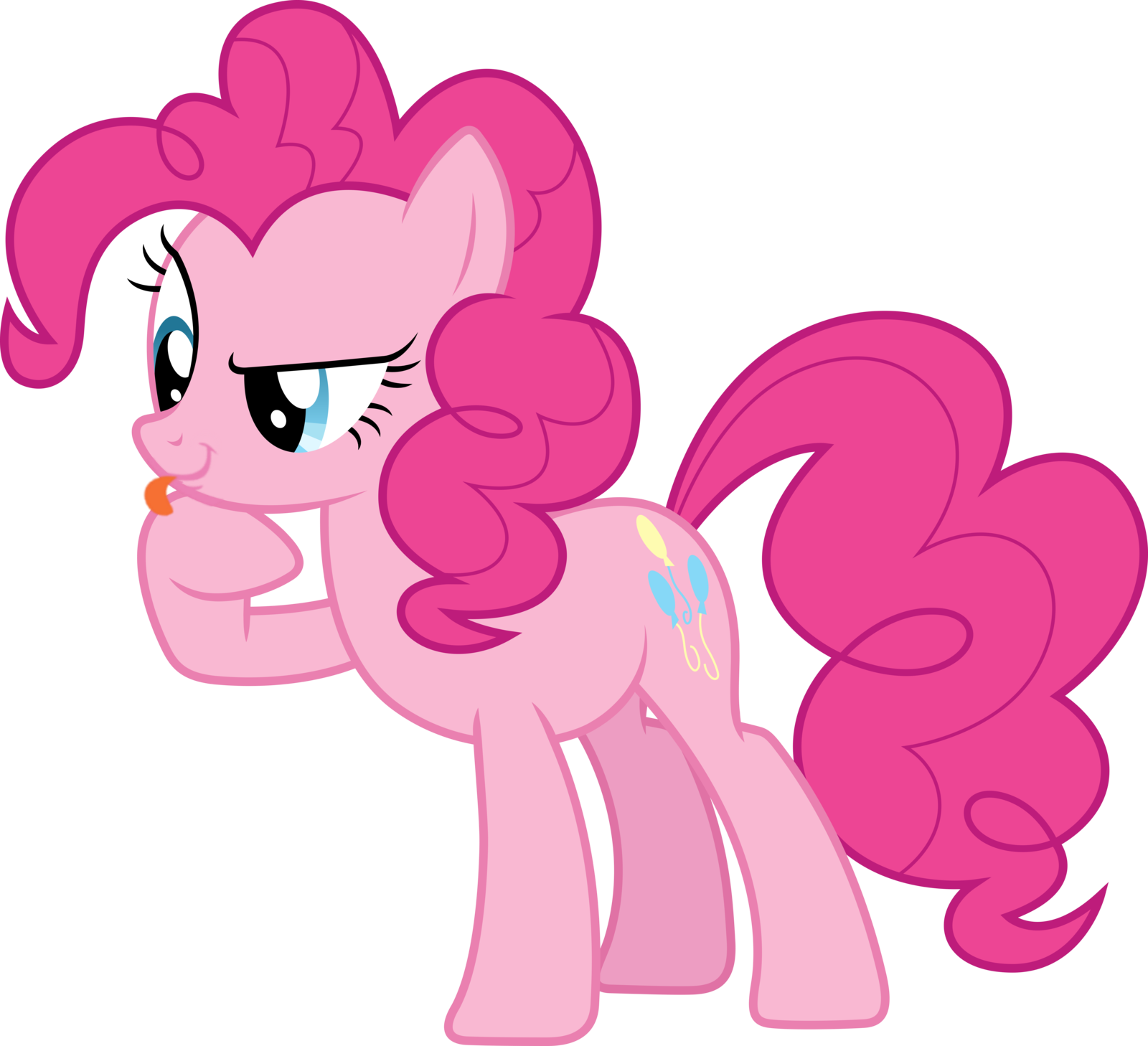 Pinkie Pie Pngs With Her Tounge Sticking Out Png's - My Little Pony Pinkie Pie (1600x1458), Png Download