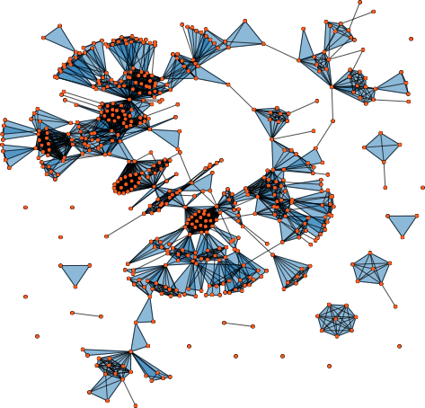 The Blue Shapes Correspond To Criminal Cases - 3 Quarks Daily (473x454), Png Download