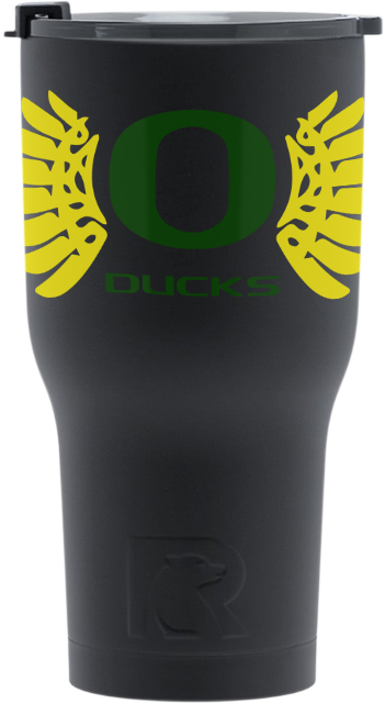 Black Tumbler - Oregon Basketball Team Logo (351x641), Png Download