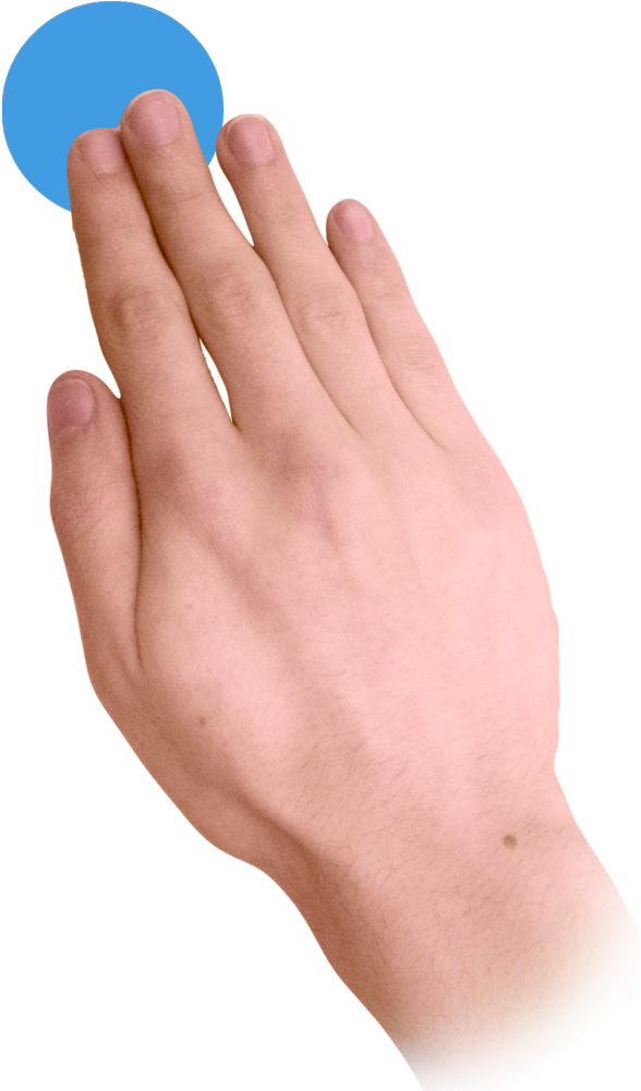 Hand Free Cut Out - Hotel (953x1000), Png Download