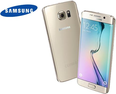 Samsung Galaxy S6 Edge - Samsung Galaxy S 6 Edge Gold (600x397), Png Download