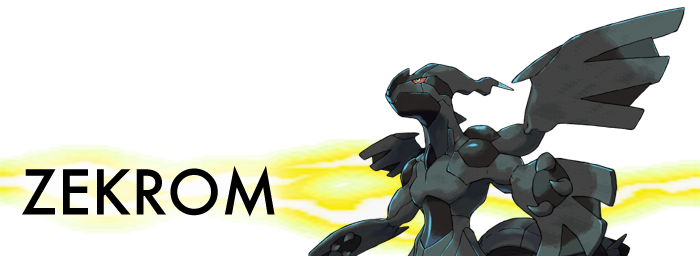 How To Catch Zekrom In Oras - Pokémon White Version [pre-owned] Ds (700x256), Png Download