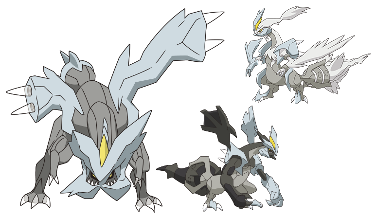 A Powerful Dragon-type Pokémon With The Combined Powers - Mascot Touch Pen For Nintendo 3ds (black Kyurem) (772x461), Png Download