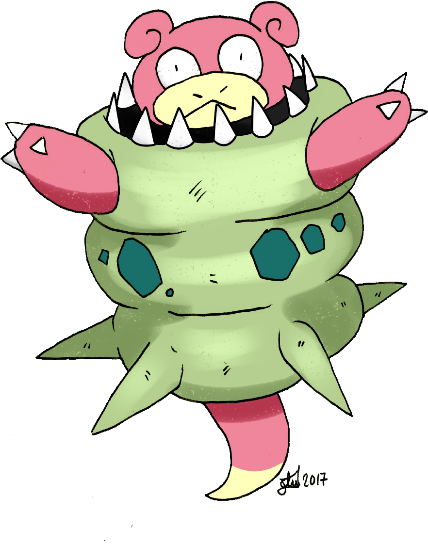 - - Mega Slowbro - - - Cartoon (936x1224), Png Download