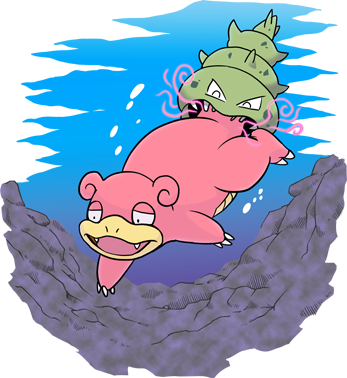 呆 殼 獸 桌布 (347x378), Png Download
