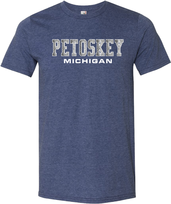 Petoskey Stone Block Tee - Shirt (582x694), Png Download