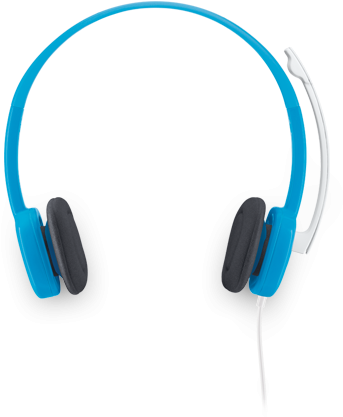 Stereo Headset H150 Sky Blue Glamour Image Lg - Logitech H150 Stereo Headset (500x500), Png Download