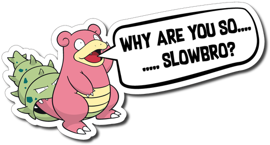 Why Are You So Slowbro - Lahmus (600x600), Png Download