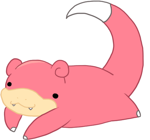 Free Download Chibi Slowpoke Background Clipart Slowpoke - Chibi Slowpoke Background (651x574), Png Download