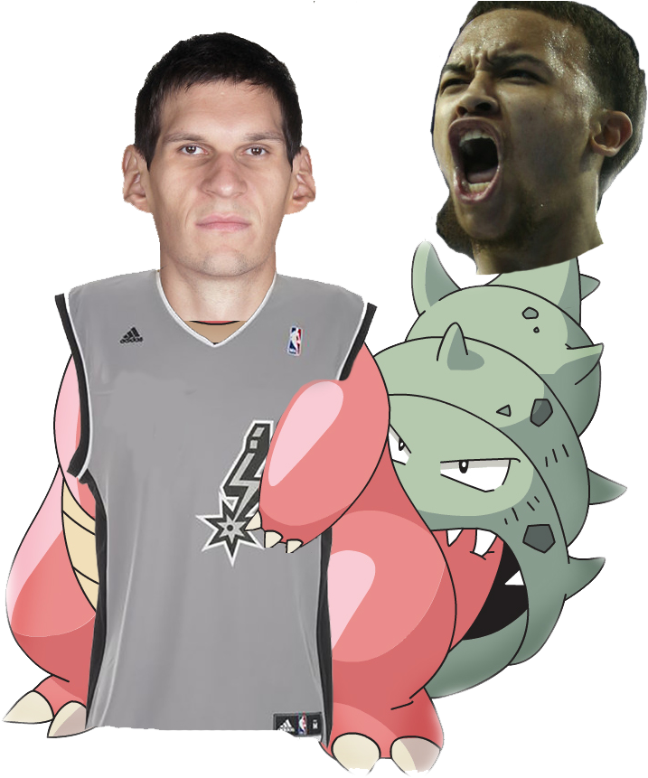 Kyle Anderson & Boban Marjanovic = The Slowbros - Slowbro Pokemon (1920x1080), Png Download