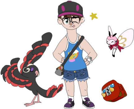 Shiny Slowbro - Cartoon (500x404), Png Download