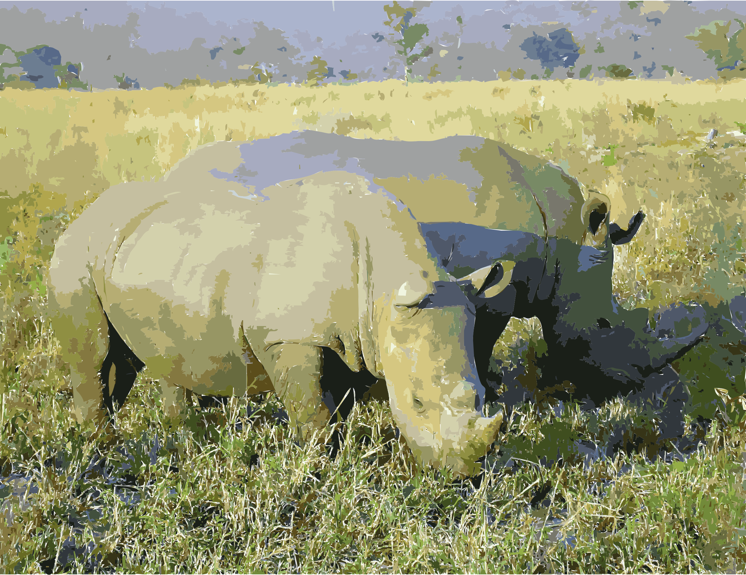 This Free Icons Png Design Of Rhinoceros In South Africa (2400x1850), Png Download