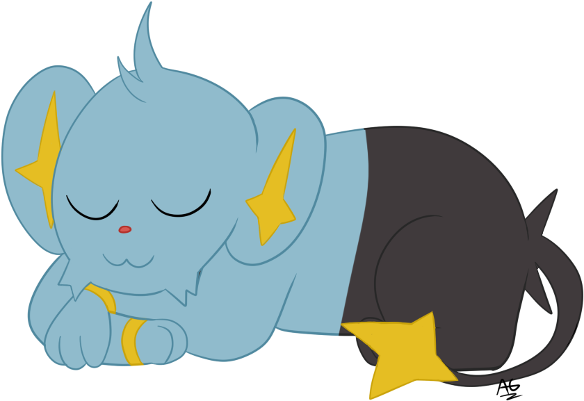 Shinx - Cartoon (900x688), Png Download