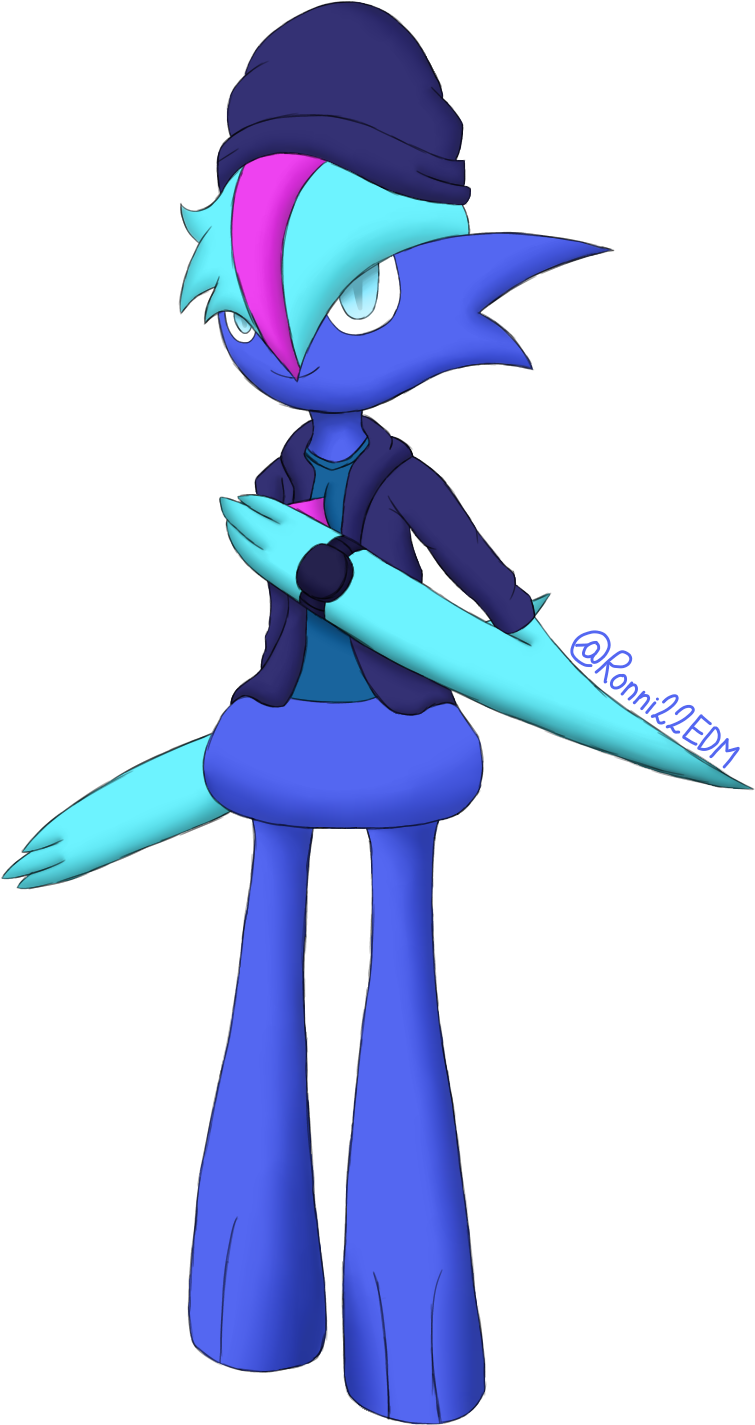 I Was Bored, So I Drew Dion Timmer As A Gallade - Cartoon (800x1490), Png Download