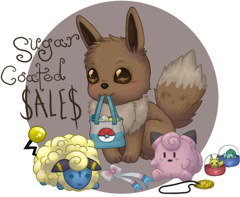 My Sales Include Lots Of Items From Pokemon In My Desolved - Cartoon (500x407), Png Download