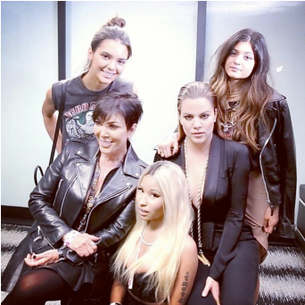 Squad - Nicki Minaj And Kardashians (608x342), Png Download