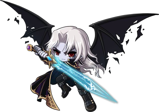 Demon Avenger - Maplestory Demon Avenger (641x452), Png Download