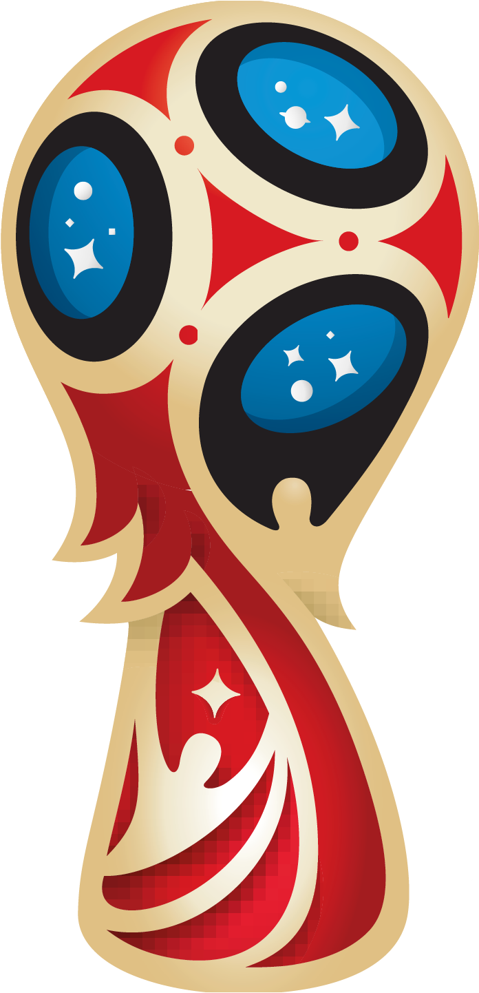 Fifa World Cup Logo Russia 2018 Png No Font - World Cup 2018 Logo Png (705x1448), Png Download