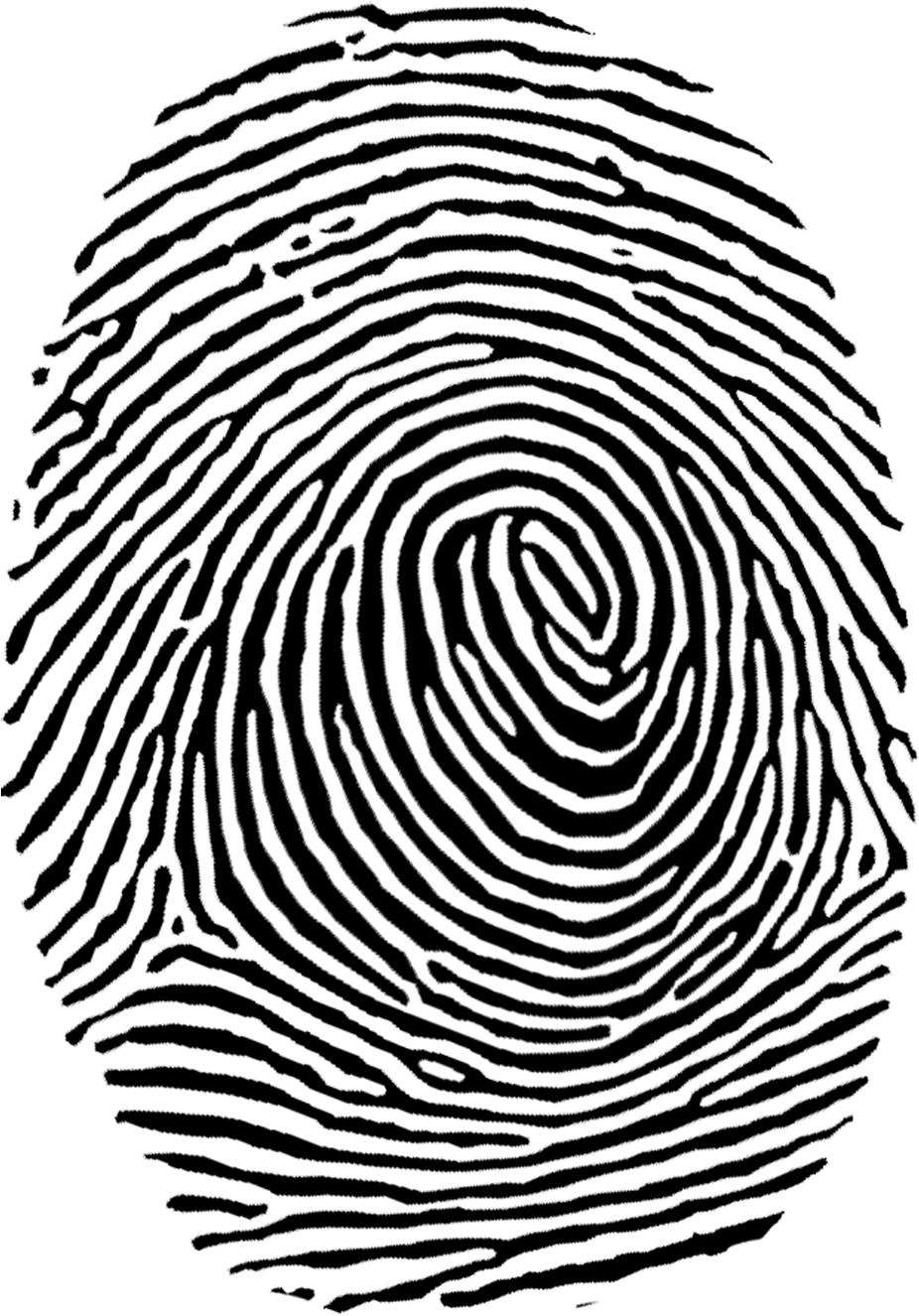 Clipart Royalty Free Download Authentication Clip Art - Finger Print Clip Art (947x1395), Png Download