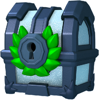 Tourneychestgreen - Chest Clash Royale Png (383x385), Png Download