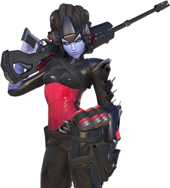 Overwatch - Widowmaker Noire (640x640), Png Download
