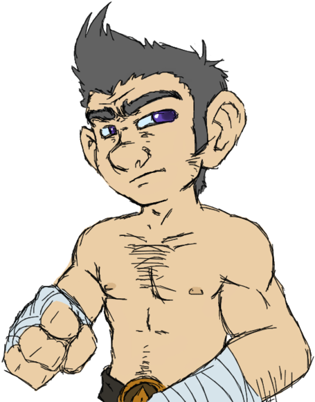Gyrefist - Gnome Monk (1366x584), Png Download