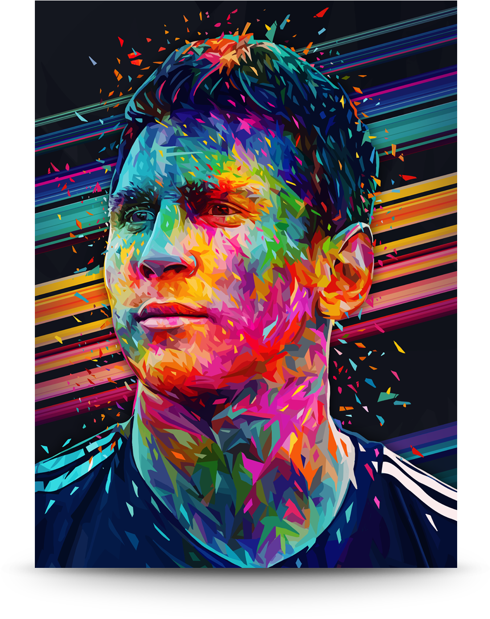East Urban Home 'neymar Jr.' Graphic Art Print On Canvas (1400x1278), Png Download