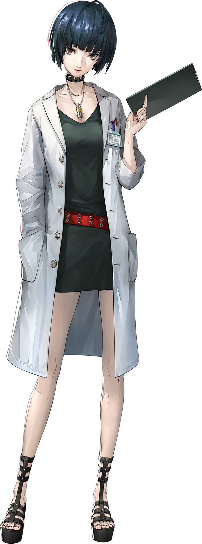 View Samegoogleiqdbsaucenao P5 Tae Takemi , - Persona 5 Tae Takemi (654x1760), Png Download