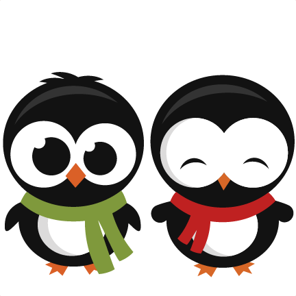 Penguin Set Svg Cutting Files For Scrapbooking Winter - Scalable Vector Graphics (432x432), Png Download