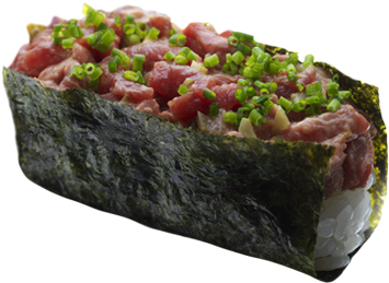 Beef Tartar Sushi - Beef Tartare Sushi (400x400), Png Download