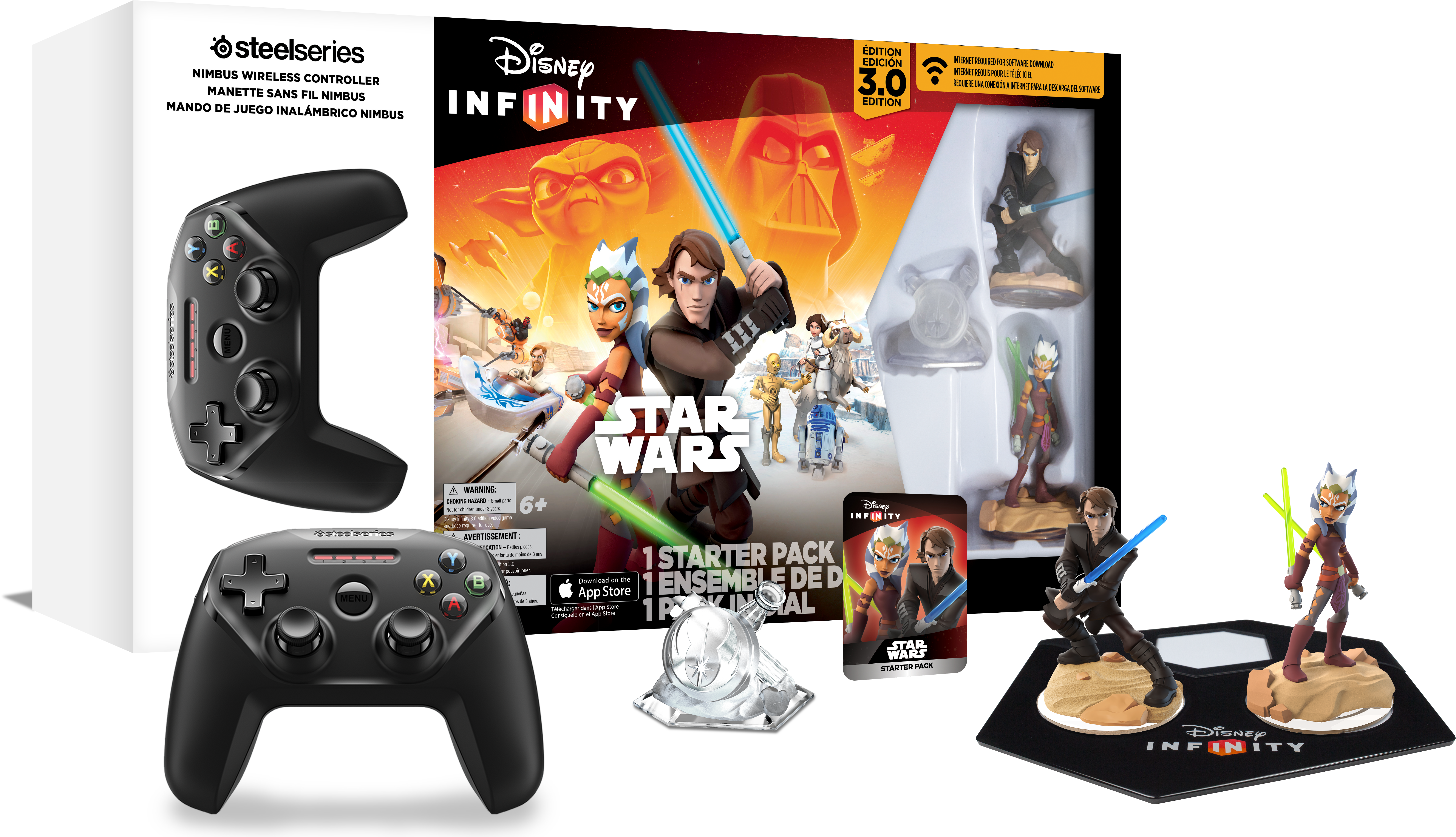 Disney Infinity Apple Tv Star Wars (7040x3960), Png Download
