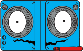 Sucky Speakers Blue - Blue (400x400), Png Download