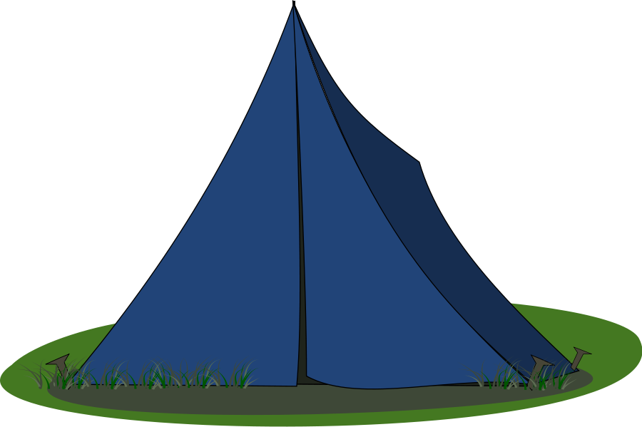 How To Set Use Blue Ridge Tent Clipart (900x599), Png Download