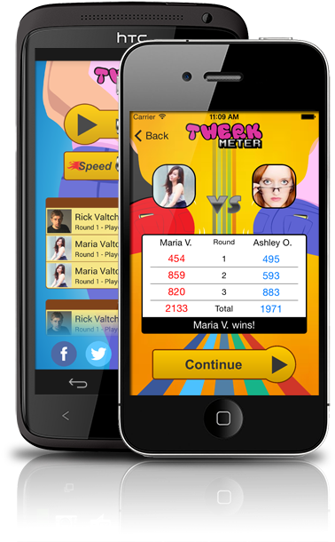 Twerk Meter, Which Is Currently Available On Android - Twerk Meter (393x618), Png Download