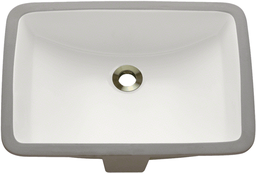 Rectangle Undermount Bathroom Sink - Rectangular Porcelain Sink (1000x800), Png Download