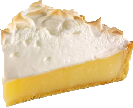 Lemon Meringue Pie - Transparent Lemon Meringue Pie (451x358), Png Download