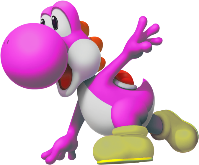 Pink Yoshi - Pink Yoshi Transparent (768x768), Png Download