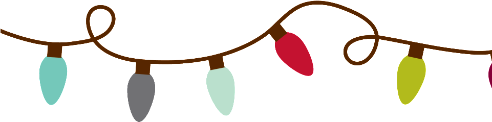 Christmas Lights Clipart Clear - Christmas Lights Png (960x250), Png Download