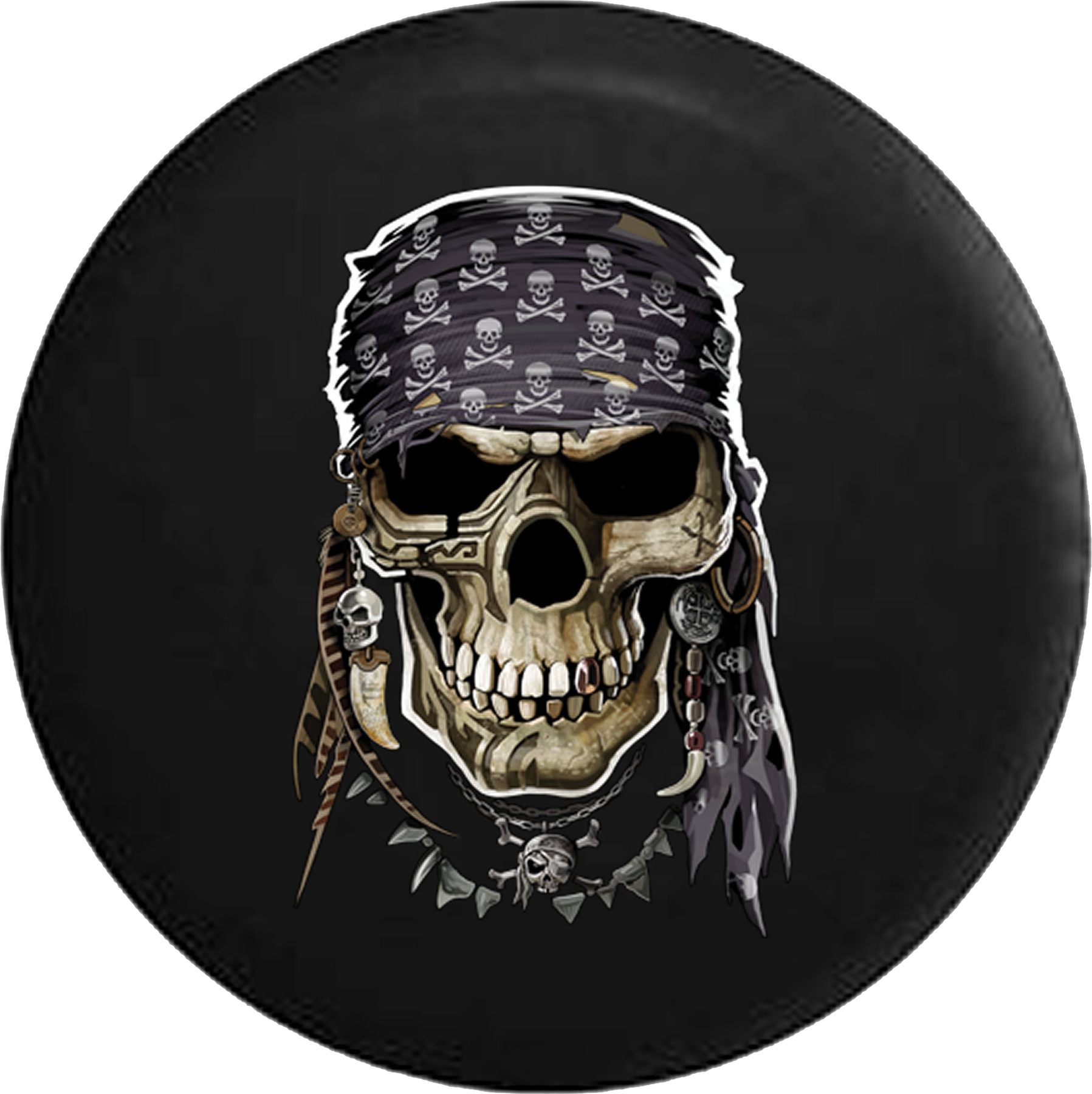 Jeep Wrangler Jl Backup Camera Pirate Skull Tattooed - Pirates Of The Caribbean Skulls In Hd (1024x1026), Png Download