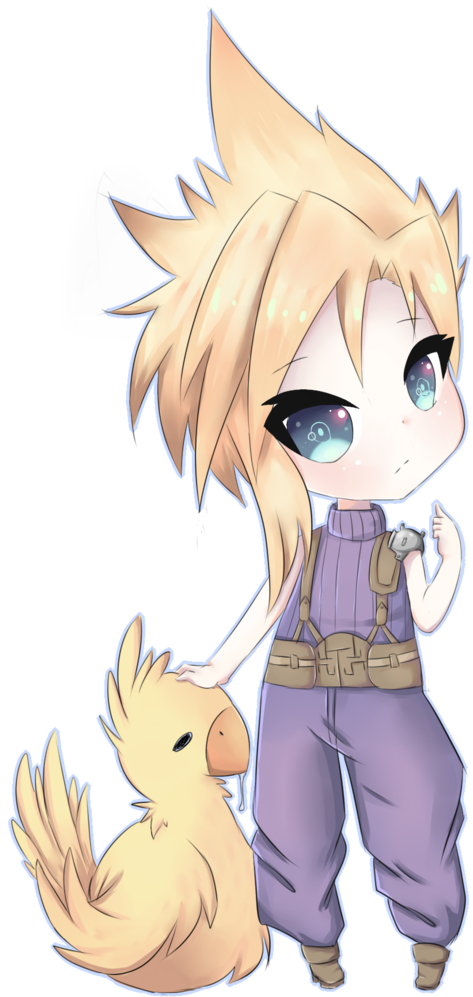 Cloud Strife By Neiziel On Deviantart - Art (737x1085), Png Download
