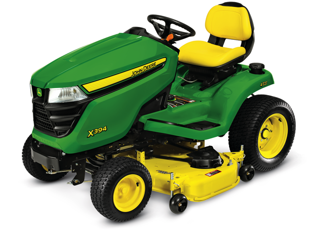 Image - John Deere X394 Riding Lawn Mower (642x462), Png Download