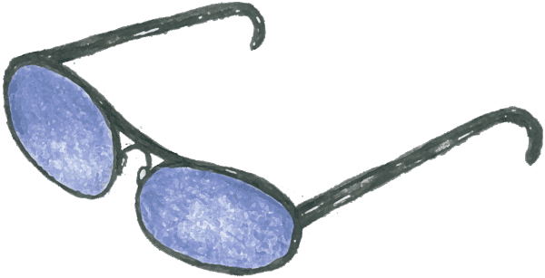 Sunglasses - Clip Art (600x307), Png Download
