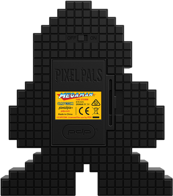 Solar Blaze Mega Man - Pdp 878-025-na-meg-nb Novelty Pixel Pals Capcom Megaman (800x800), Png Download