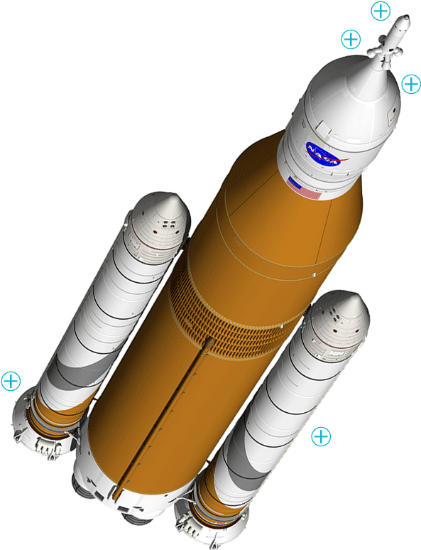 Sls-rocket - ]]> - Sls Rocket Png (667x953), Png Download