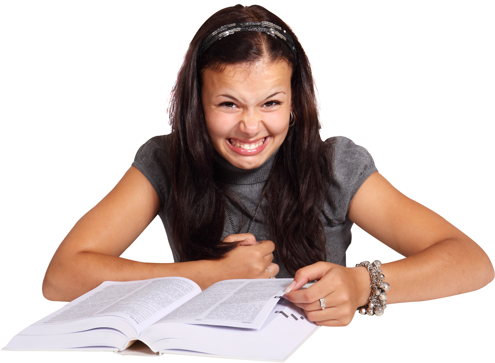 Reading Books Images Png (1757x1267), Png Download
