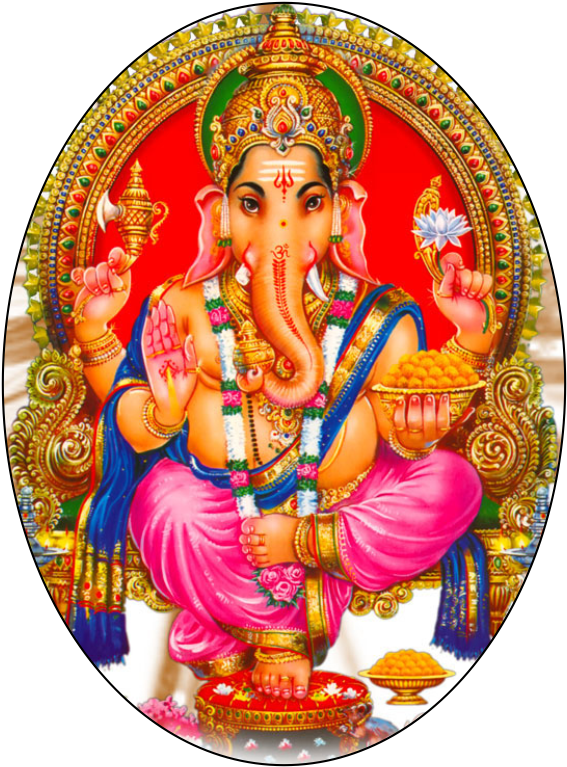 Lord Ganesh - Batu Caves (1000x1000), Png Download