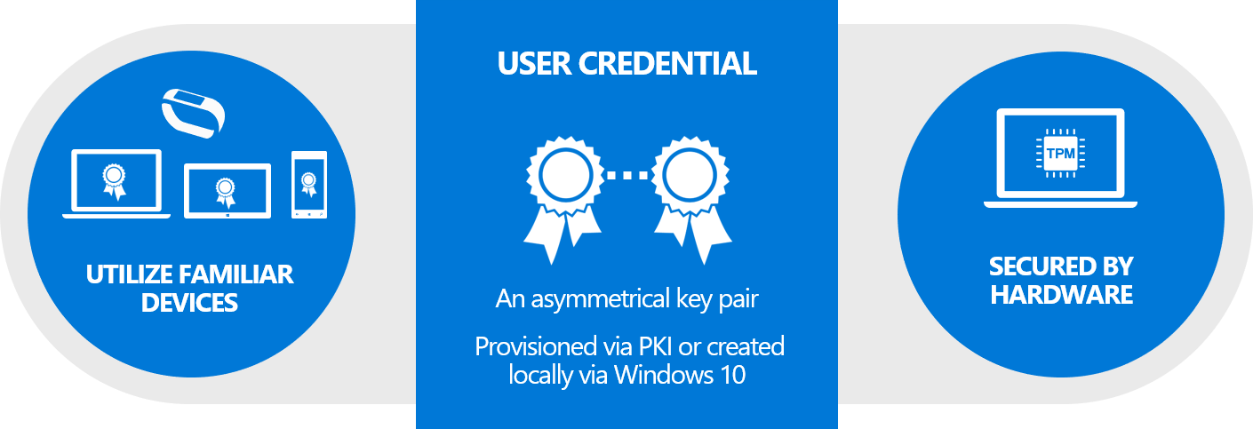 Windows Hello For Business (1410x483), Png Download