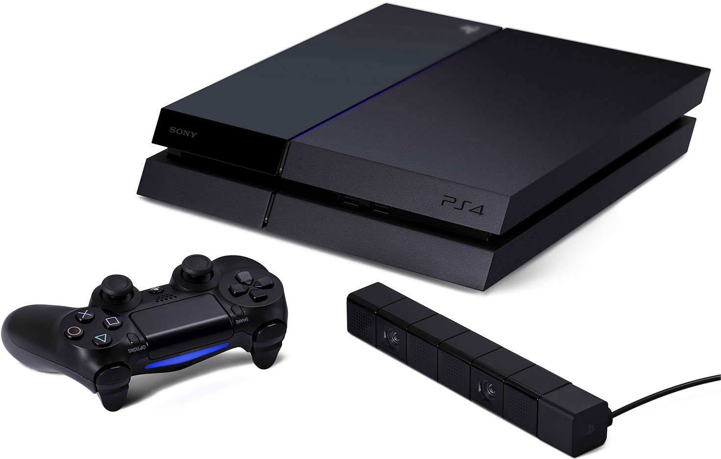 Download Playstation 4 Console Sony Playstation 4 500gb Console Black Full Size Png Image Pngkit