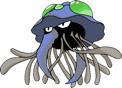 073 Tentacruel Os2 Shiny - Tenta Pokemon (493x357), Png Download